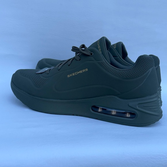 New SKECHERS SPORT Men’s With Memory Foam •Solitair-RUBBLE •Olive | Size 11 - Picture 10 of 13